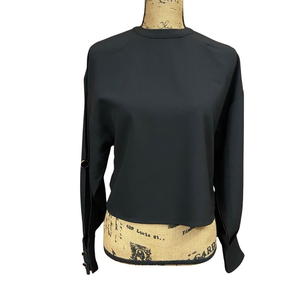 Strut And Bolt Vented Lantern Sleeve Blouse Size S